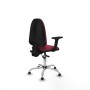 Office Chair Piqueras y Crespo Aýna AS bali granate brazos 2D base cromada topes Maroon