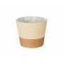 Cache-pot Ibergarden WY21-71 Marron Corde Plastique 19,5 x 17,5 x 19,5 cm 19,5 x 16,5 x 19,5 cm (24 Unités)