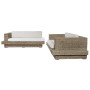 Canapé de jardin Home ESPRIT Naturel 192 x 105 x 63 cm