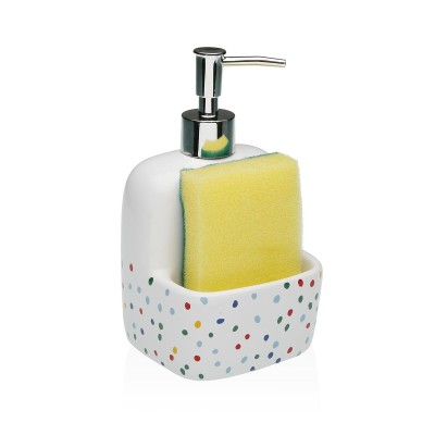 Distributeur de Savon Versa DOTTY Céramique 9,4 x 17,8 x 10,5 cm