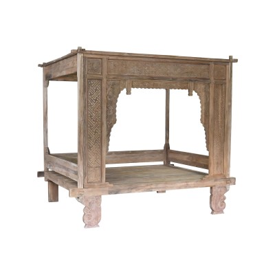 Bed Home ESPRIT Natural 225 x 160 x 206 cm