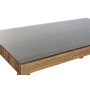 Dining Table Home ESPRIT Natural Tempered Glass Fibre Teak 180 x 90 x 77 cm
