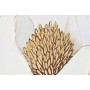 Painting Home ESPRIT White Green Flower Shabby Chic (2 Units)