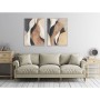 Cadre Home ESPRIT Marron Beige Abstrait Urbaine 60 x 2,8 x 80 cm (2 Unités)