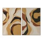Cadre Home ESPRIT Jaune Vert Moderne Urbaine 102 x 4,5 x 152 cm (2 Unités)