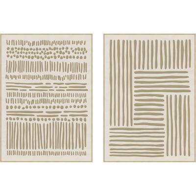 Cadre Home ESPRIT Blanc Beige Urbaine 103 x 4,5 x 143 cm (2 Unités)