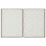 Cadre Home ESPRIT Blanc Naturel Abstrait Urbaine 60 x 3 x 80 cm (2 Unités)