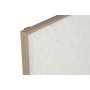 Cadre Home ESPRIT Blanc Naturel Abstrait Urbaine 60 x 3 x 80 cm (2 Unités)