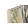 Cadre Home ESPRIT Jaune Vert Terre cuite Palmiers Tropical (2 Unités)