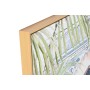 Cadre Home ESPRIT Bleu Marron Vert Beige Tropical chica 80 x 3,5 x 120 cm (2 Unités)