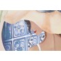 Cadre Home ESPRIT Bleu Marron Vert Beige Tropical chica 80 x 3,5 x 120 cm (2 Unités)