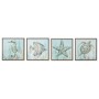 Cadre Home ESPRIT Bleu Blanc méditerranéen 30 x 3,5 x 30 cm (4 Unités)