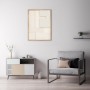 Cadre Home ESPRIT Blanc Naturel Moderne Scandinave 75 x 3,8 x 100 cm (2 Unités)