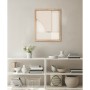 Cadre Home ESPRIT Blanc Beige Naturel Moderne Scandinave 40 x 3,8 x 50 cm (2 Unités)