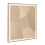 Cadre Home ESPRIT Blanc Naturel Moderne Avec relief Scandinave 100 x 3,8 x 100 cm (2 Unités)