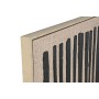 Painting Home ESPRIT Black Beige Urban 103 x 4,5 x 143 cm (2 Units)