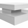Table Basse Blanc 78 x 78 x 36 cm