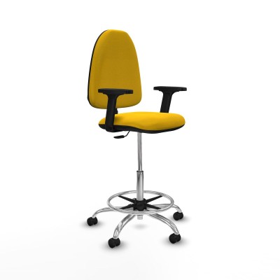 Chaise de Bureau Piqueras y Crespo B2D05RP Jaune