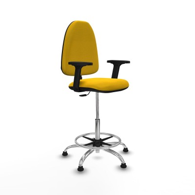 Chaise de Bureau Piqueras y Crespo B2D05RT Jaune