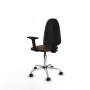 Chaise de Bureau Piqueras y Crespo B2D05RF Brun foncé