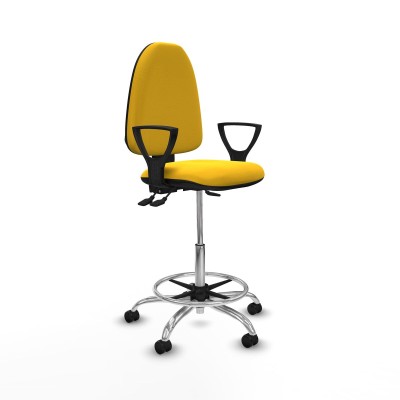 Chaise de Bureau Piqueras y Crespo BFN05RF Jaune Grande