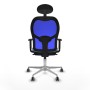 Office Chair with Headrest Jorquera Piqueras y Crespo 1D086G1 Sky blue