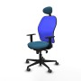 Chaise de Bureau avec Appui-tête Jorquera Piqueras y Crespo 1D036G1 Bleu Vert pétrole