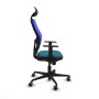 Chaise de Bureau avec Appui-tête Jorquera Piqueras y Crespo 1D036G1 Bleu Vert pétrole