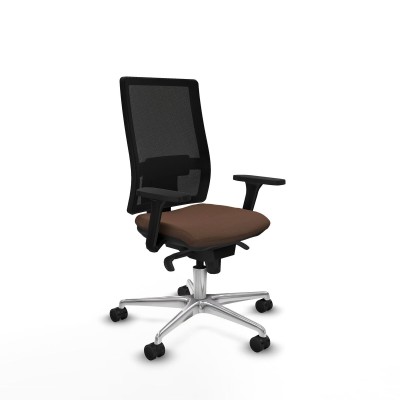 Chaise de Bureau Piqueras y Crespo 3D086N0 Brun foncé