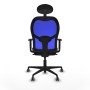 Office Chair with Headrest Jorquera Piqueras y Crespo 1D036G1 Purple