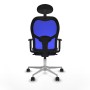 Office Chair with Headrest Jorquera Piqueras y Crespo 1D086N1 Purple