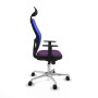 Office Chair with Headrest Jorquera Piqueras y Crespo 1D086N1 Purple