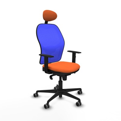 Chaise de Bureau avec Appui-tête Jorquera Piqueras y Crespo 1D036G1 Orange