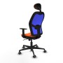Chaise de Bureau avec Appui-tête Jorquera Piqueras y Crespo 1D036G1 Orange