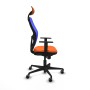 Chaise de Bureau avec Appui-tête Jorquera Piqueras y Crespo 1D036G1 Orange