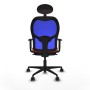 Chaise de Bureau avec Appui-tête Jorquera Piqueras y Crespo 1D036N1 Orange Foncé