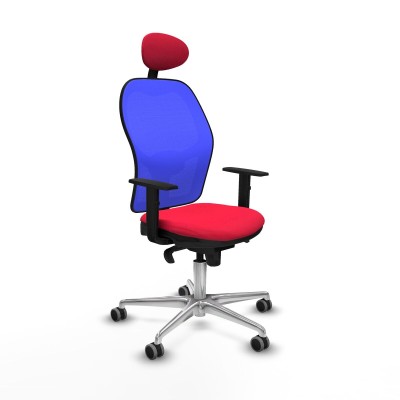 Chaise de Bureau avec Appui-tête Jorquera Piqueras y Crespo 1D086G1 Rouge