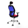 Chaise de Bureau avec Appui-tête Jorquera Piqueras y Crespo 1D086G1 Rouge