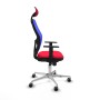 Chaise de Bureau avec Appui-tête Jorquera Piqueras y Crespo 1D086G1 Rouge
