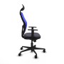 Chaise de Bureau avec Appui-tête Jorquera Piqueras y Crespo 1D036N1 Gris foncé