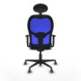 Office Chair with Headrest Jorquera Piqueras y Crespo 1D036G1 Blue