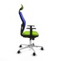 Office Chair with Headrest Jorquera Piqueras y Crespo 1D086N1 Pistachio