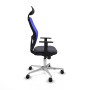 Office Chair with Headrest Jorquera Piqueras y Crespo 1D086N1 Dark grey