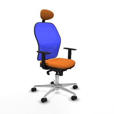 Chaise de Bureau avec Appui-tête Jorquera Piqueras y Crespo 1D086N1 Orange