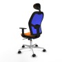Chaise de Bureau avec Appui-tête Jorquera Piqueras y Crespo 1D086N1 Orange