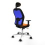 Chaise de Bureau avec Appui-tête Jorquera Piqueras y Crespo 1D086N1 Orange