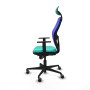 Chaise de Bureau avec Appui-tête Jorquera Piqueras y Crespo 1D036G1 Turquoise