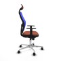 Chaise de Bureau avec Appui-tête Jorquera Piqueras y Crespo 1D086N1 Bleu Marron
