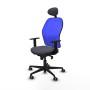 Office Chair with Headrest Jorquera Piqueras y Crespo 1D036G1 Dark grey