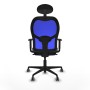 Office Chair with Headrest Jorquera Piqueras y Crespo 1D036G1 Dark grey